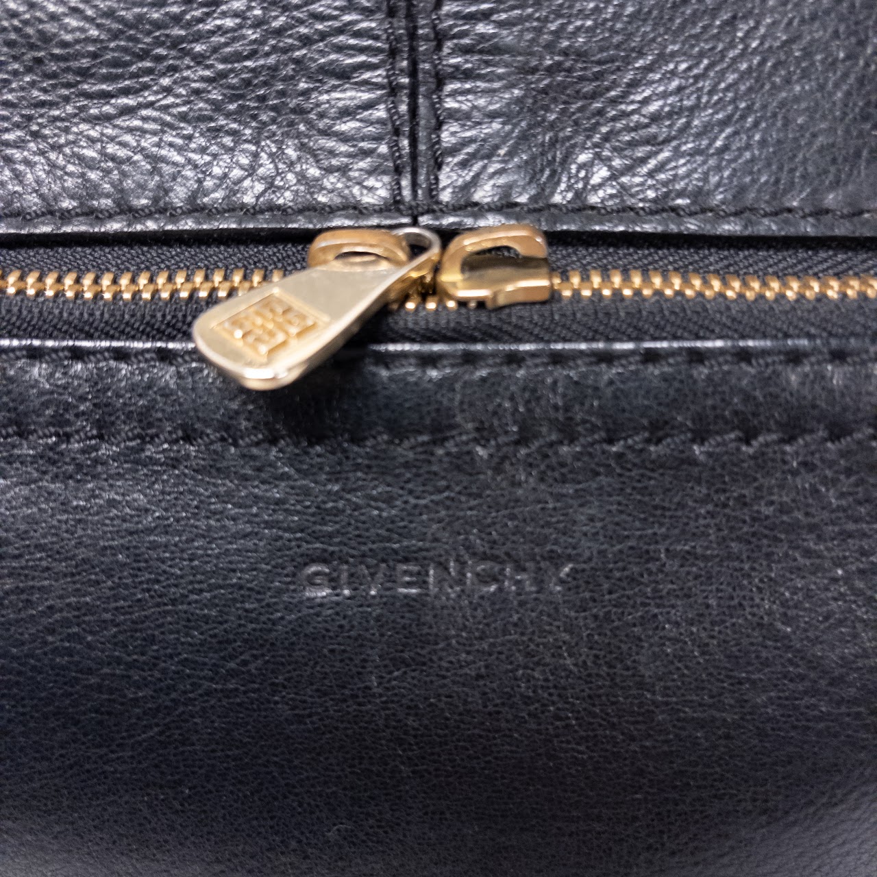 Givenchy Zip Front Pocket Bucket Bag