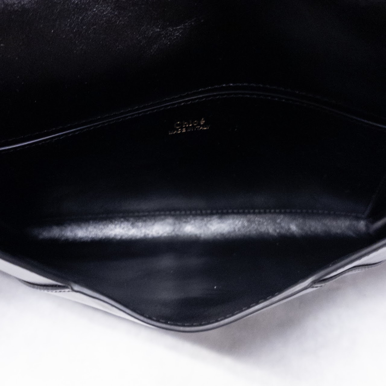 Chloé Envelope Style Leather Clutch