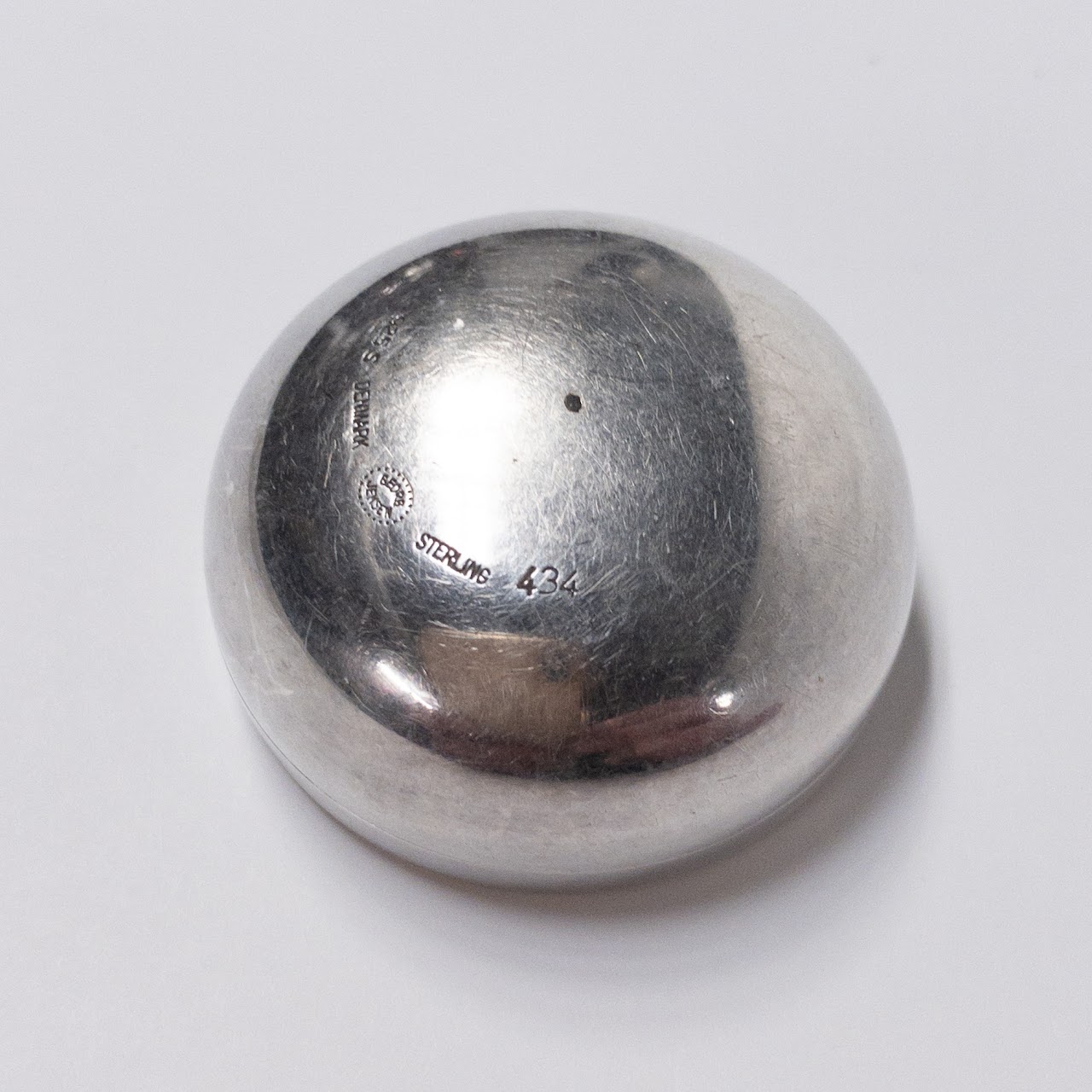 Georg Jensen Sterling Silver Swirl Paperweight