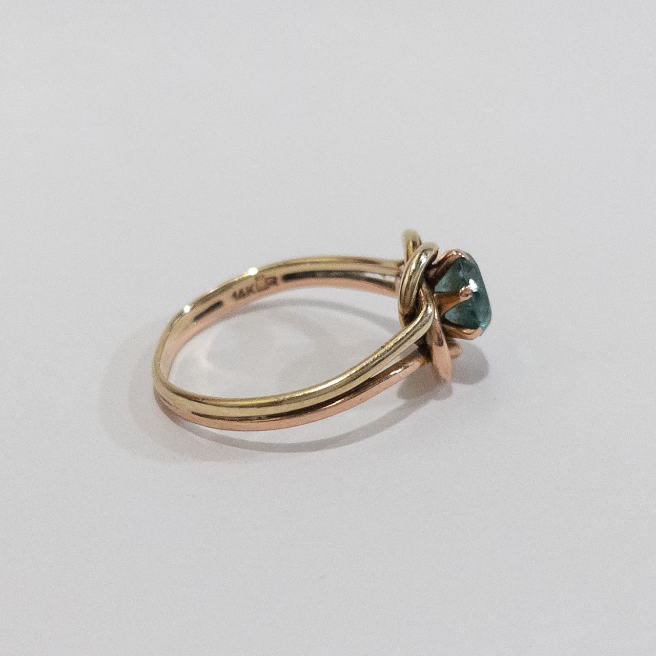 10K Gold & Aquamarine Ring