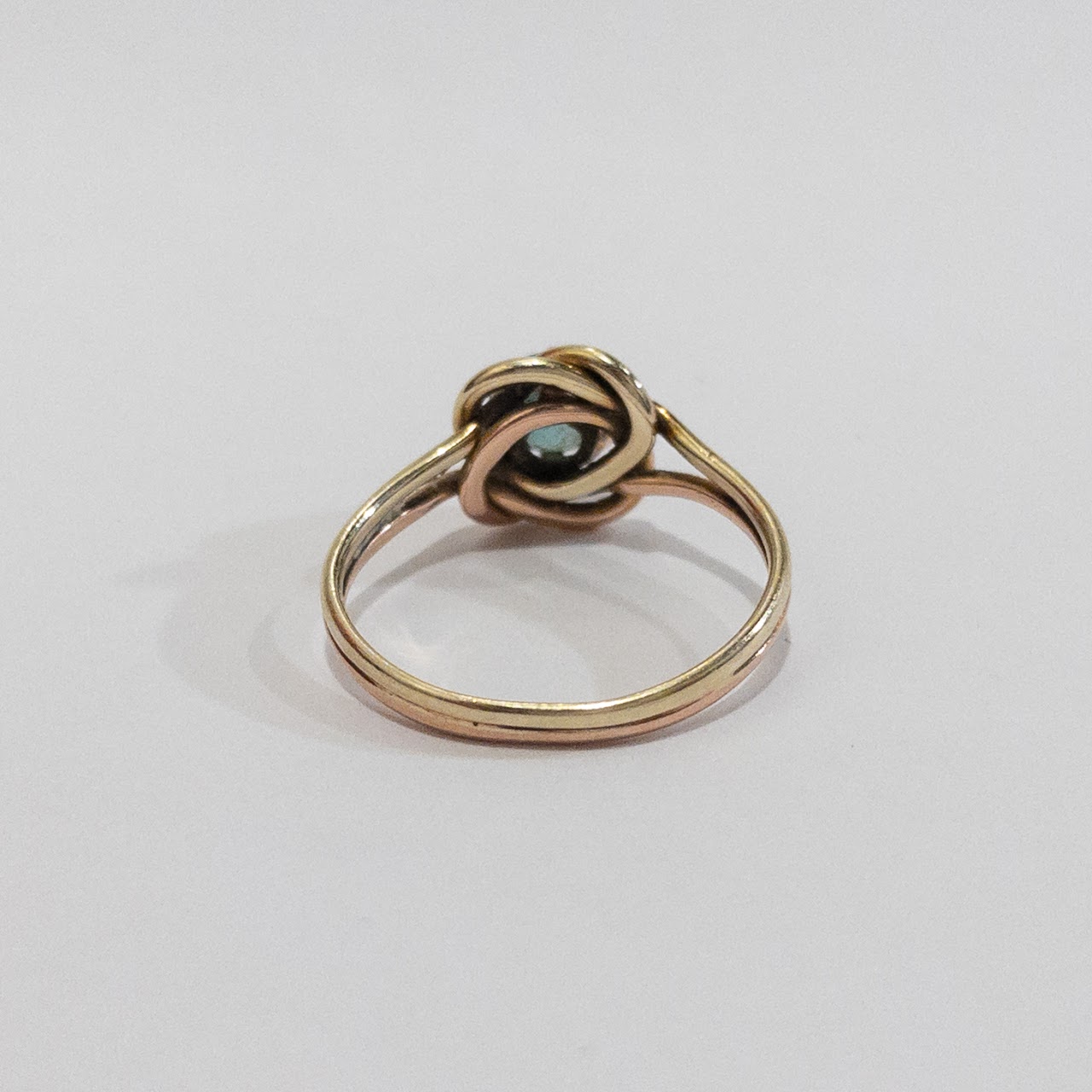 10K Gold & Aquamarine Ring