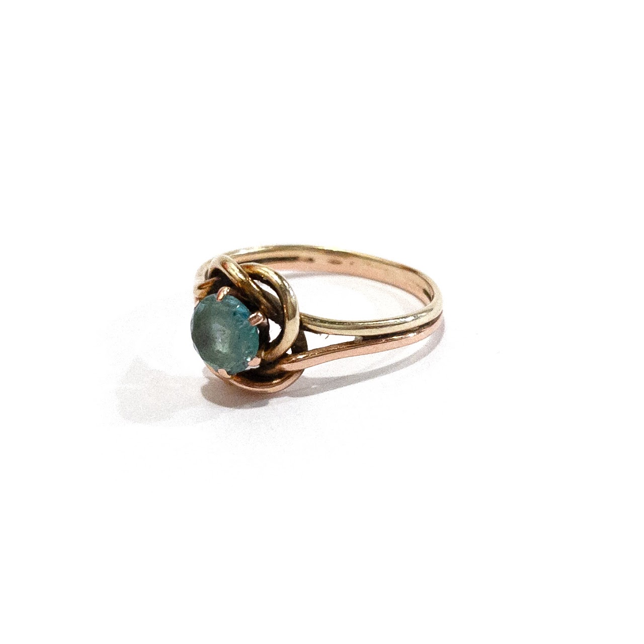 10K Gold & Aquamarine Ring