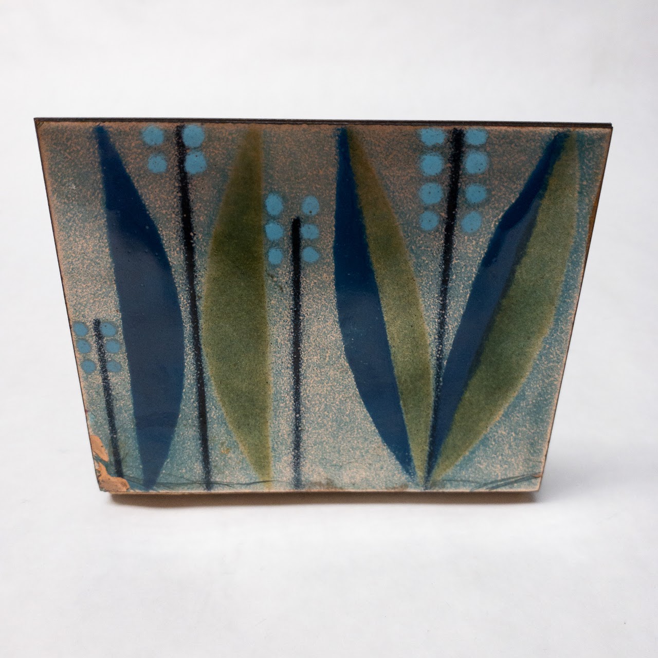 Robert Wuersch Mid-Century Enamel Bookends