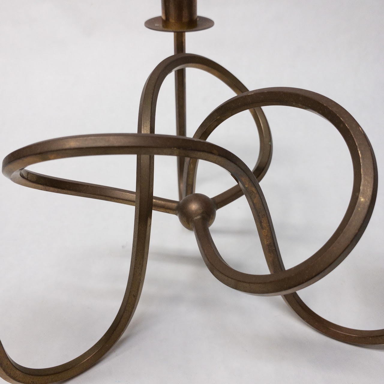 Brass Triple Candle Holder