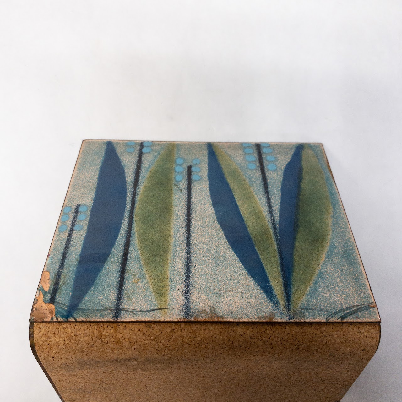 Robert Wuersch Mid-Century Enamel Bookends