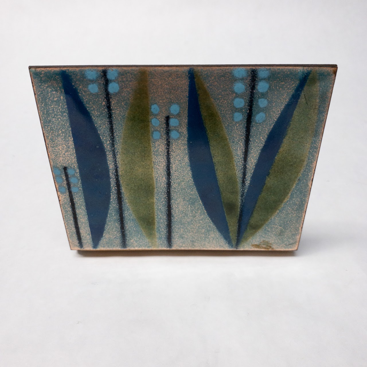 Robert Wuersch Mid-Century Enamel Bookends