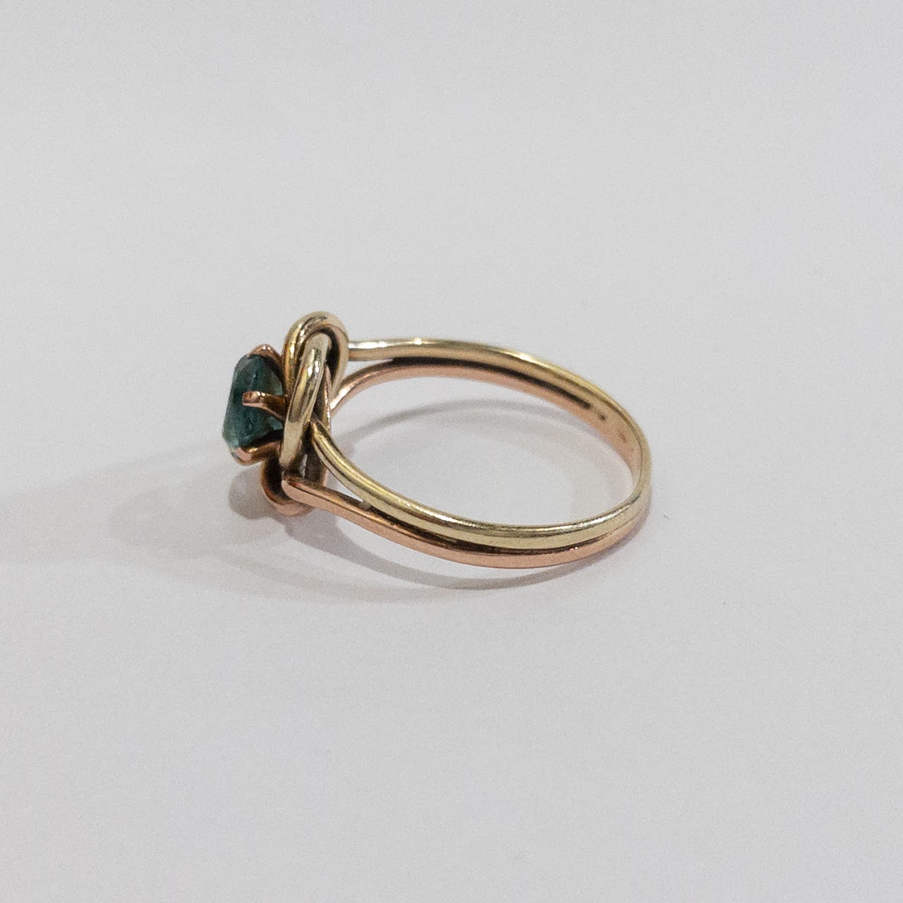 10K Gold & Aquamarine Ring