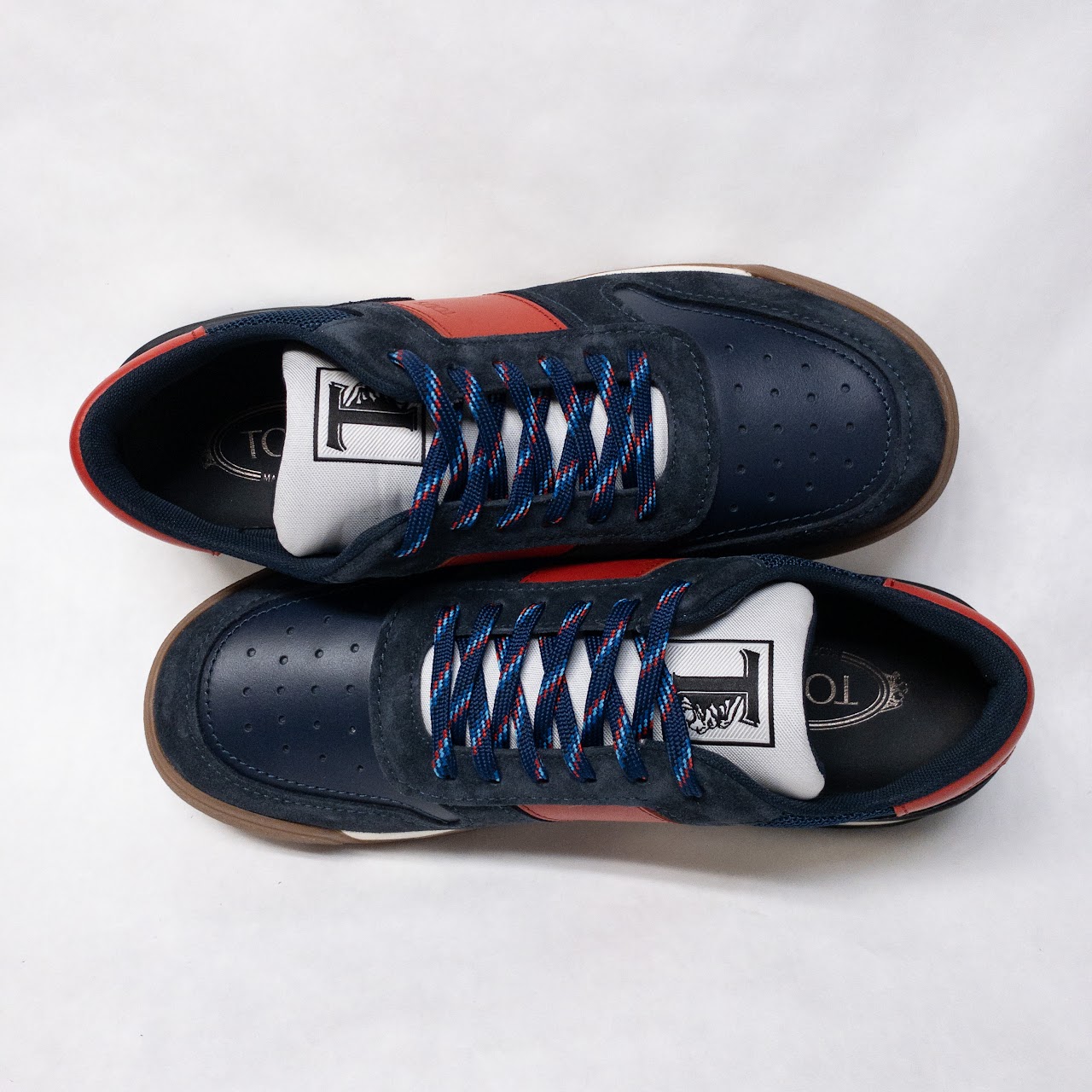 Tod's Blue Suede Sneakers