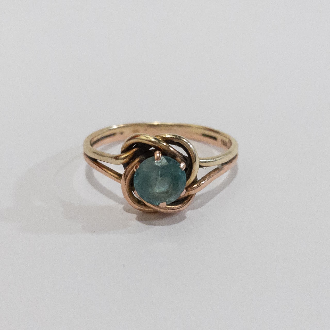 10K Gold & Aquamarine Ring