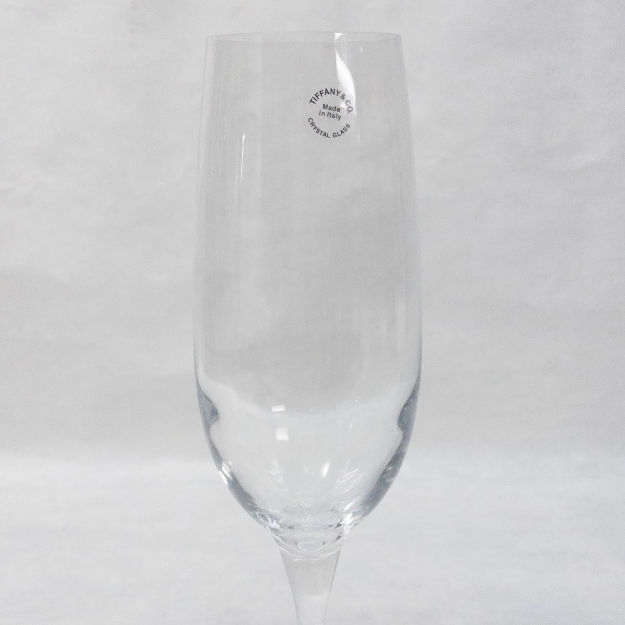 Tiffany & Co. Stemless Champagne Flute in Crystal Glass