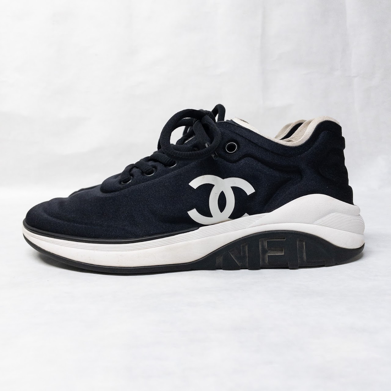 Chanel Fabric Sneakers