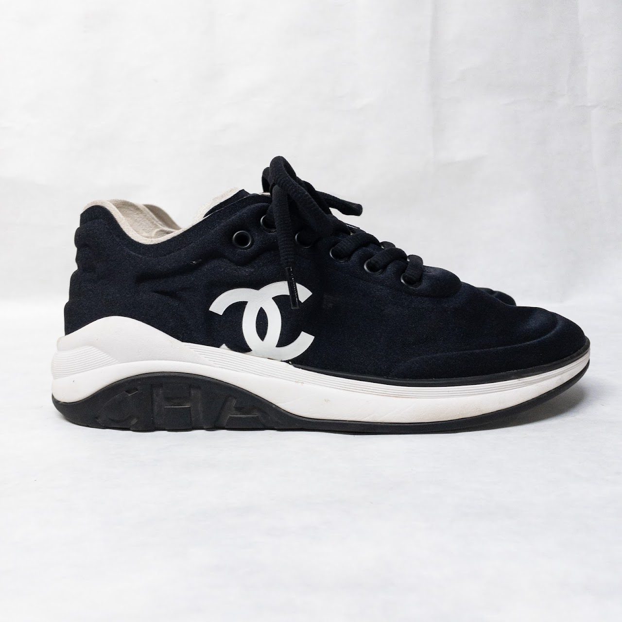 Chanel Fabric Sneakers