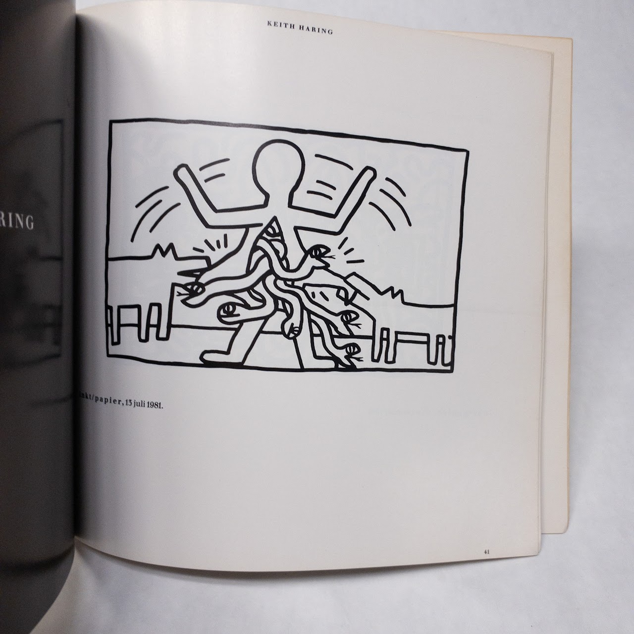 Galerie 't Venster Vernon Fischer & Keith Haring Exhibit Book