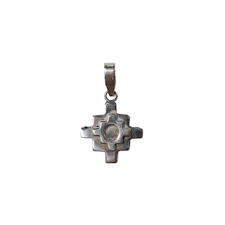.950 Silver Cross Pendant