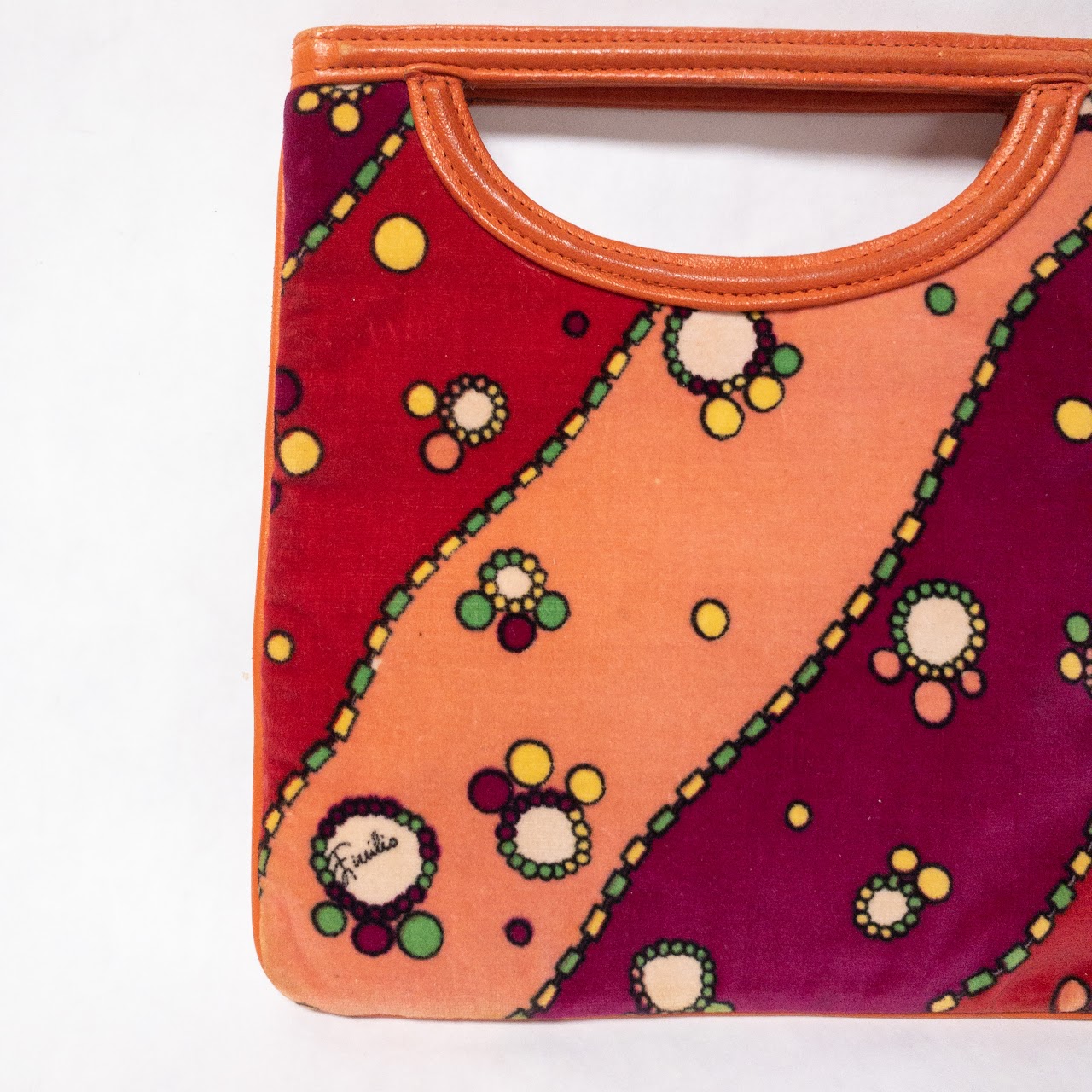 Emilio Pucci Vintage Velvet Handbag