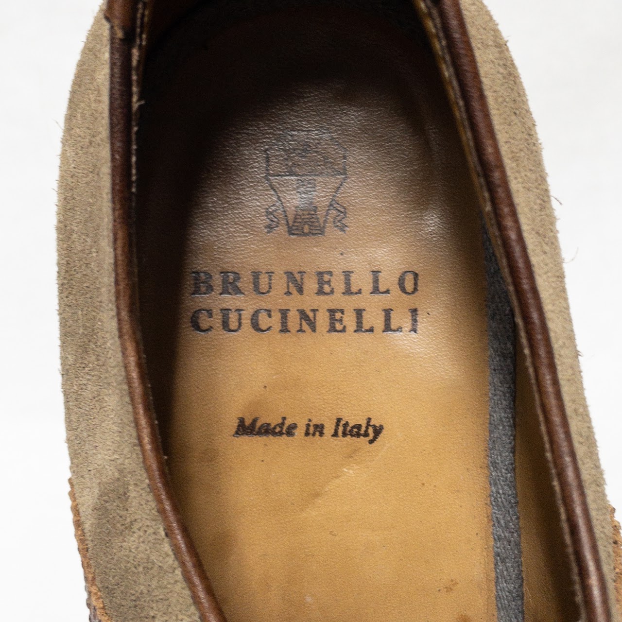 Brunello Cucinelli Suede & Leather Derbys
