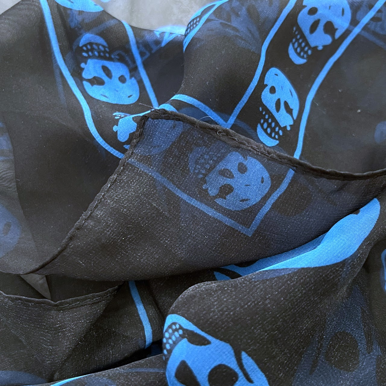 Alexander McQueen Silk Skull Scarf