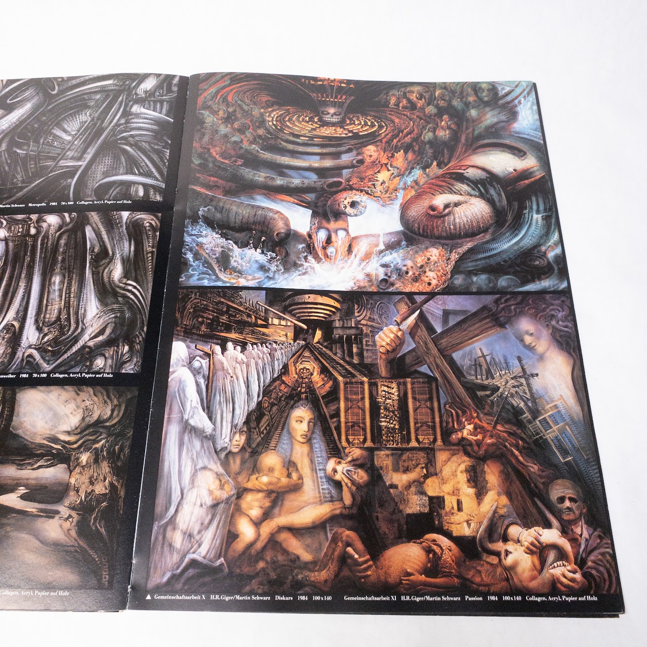 H.R. Giger NSFW Signed Necronomicon Vol. 1 & 2 Book Pair