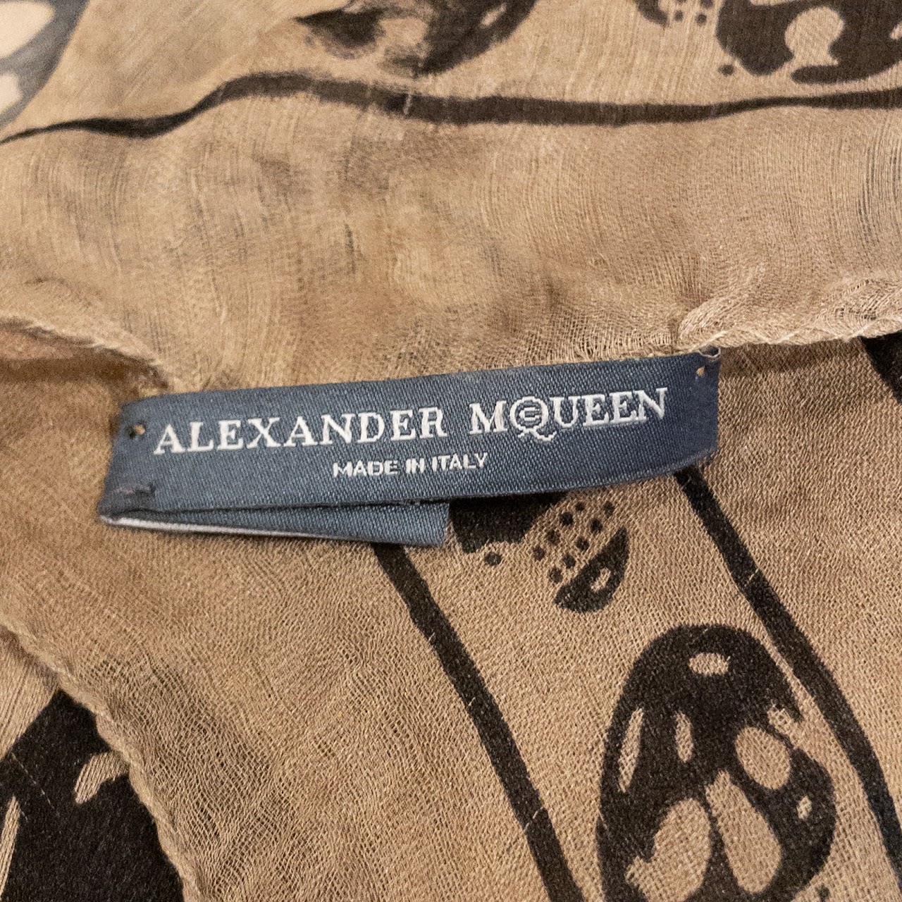 Alexander McQueen Silk Skull Scarf