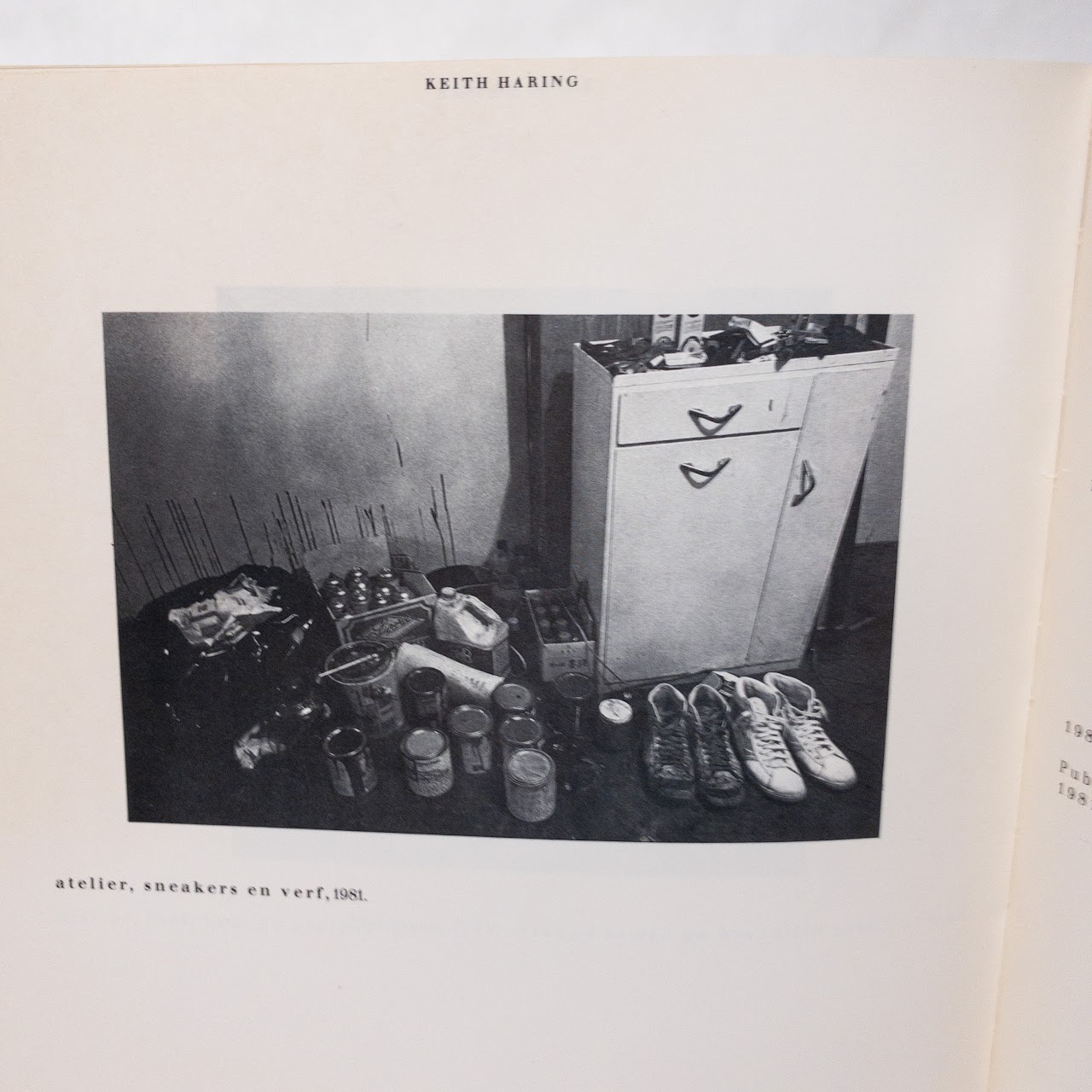 Galerie 't Venster Vernon Fischer & Keith Haring Exhibit Book