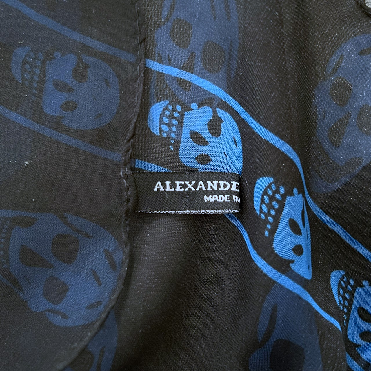 Alexander McQueen Silk Skull Scarf