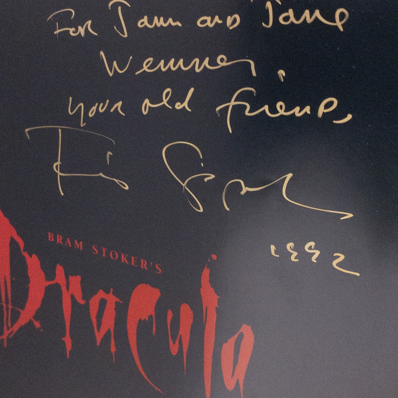 Coppola And Eiko Signed 'Dracula' Book