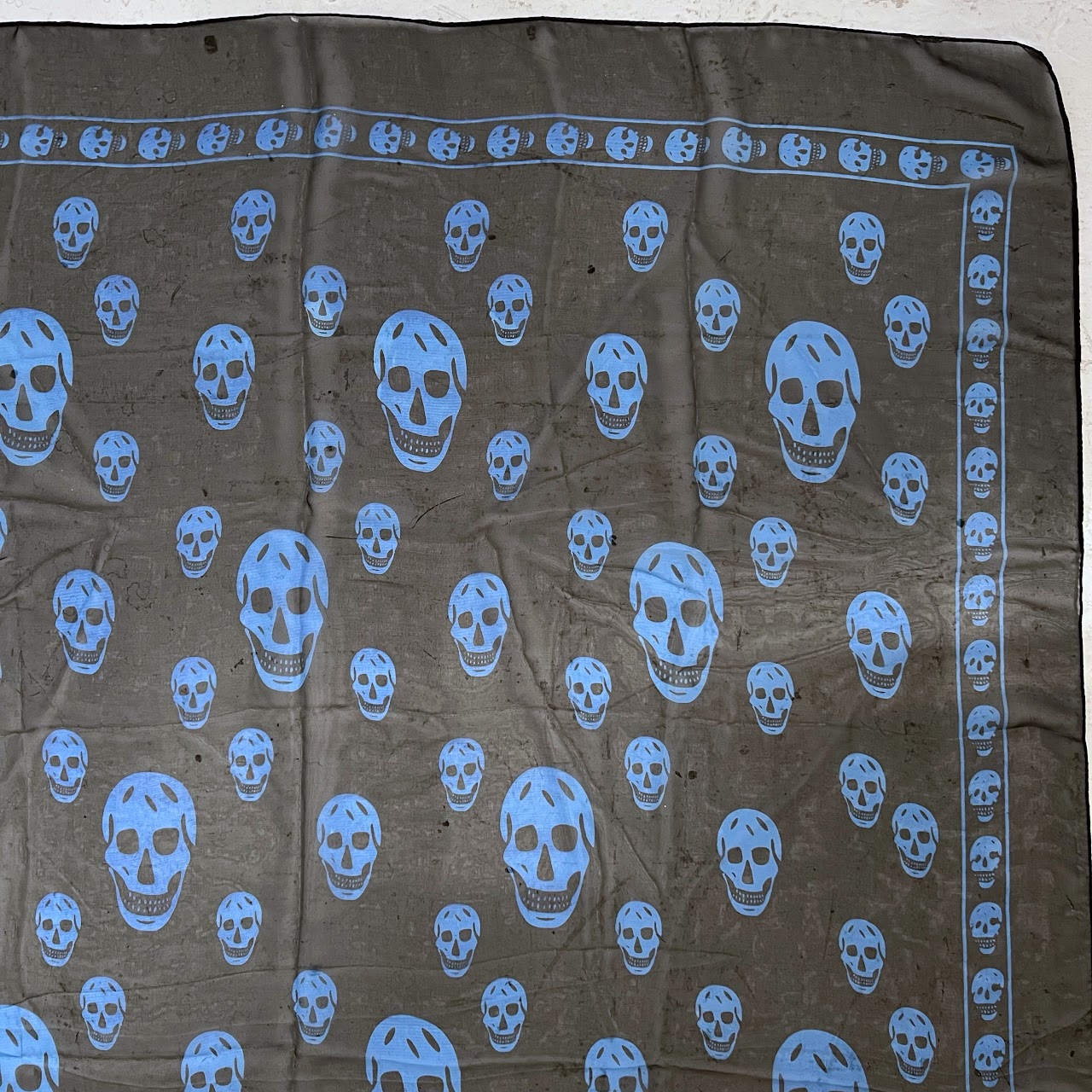 Alexander McQueen Silk Skull Scarf