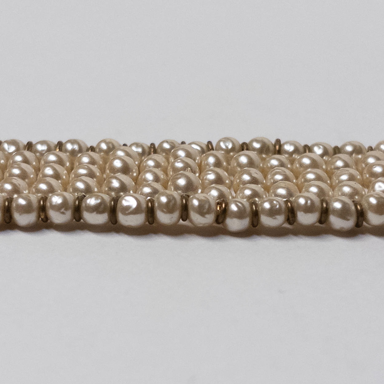 Miriam Haskell Four Strand 'Pearl' Choker Necklace