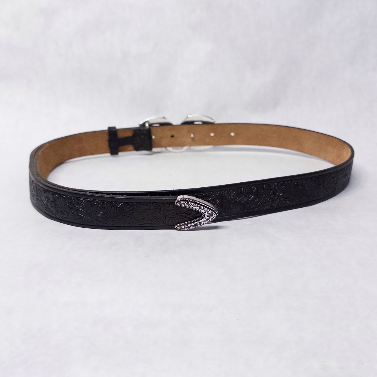 DSQUARED2 Tooled Leather Wrap Belt