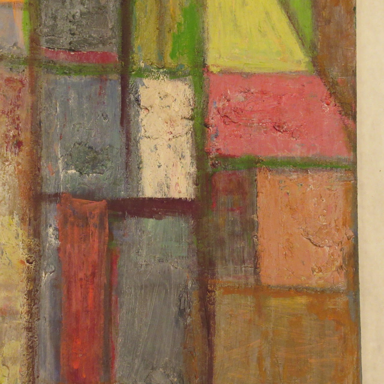 Martin Rosenthal Signed Geometric Modernist Painting