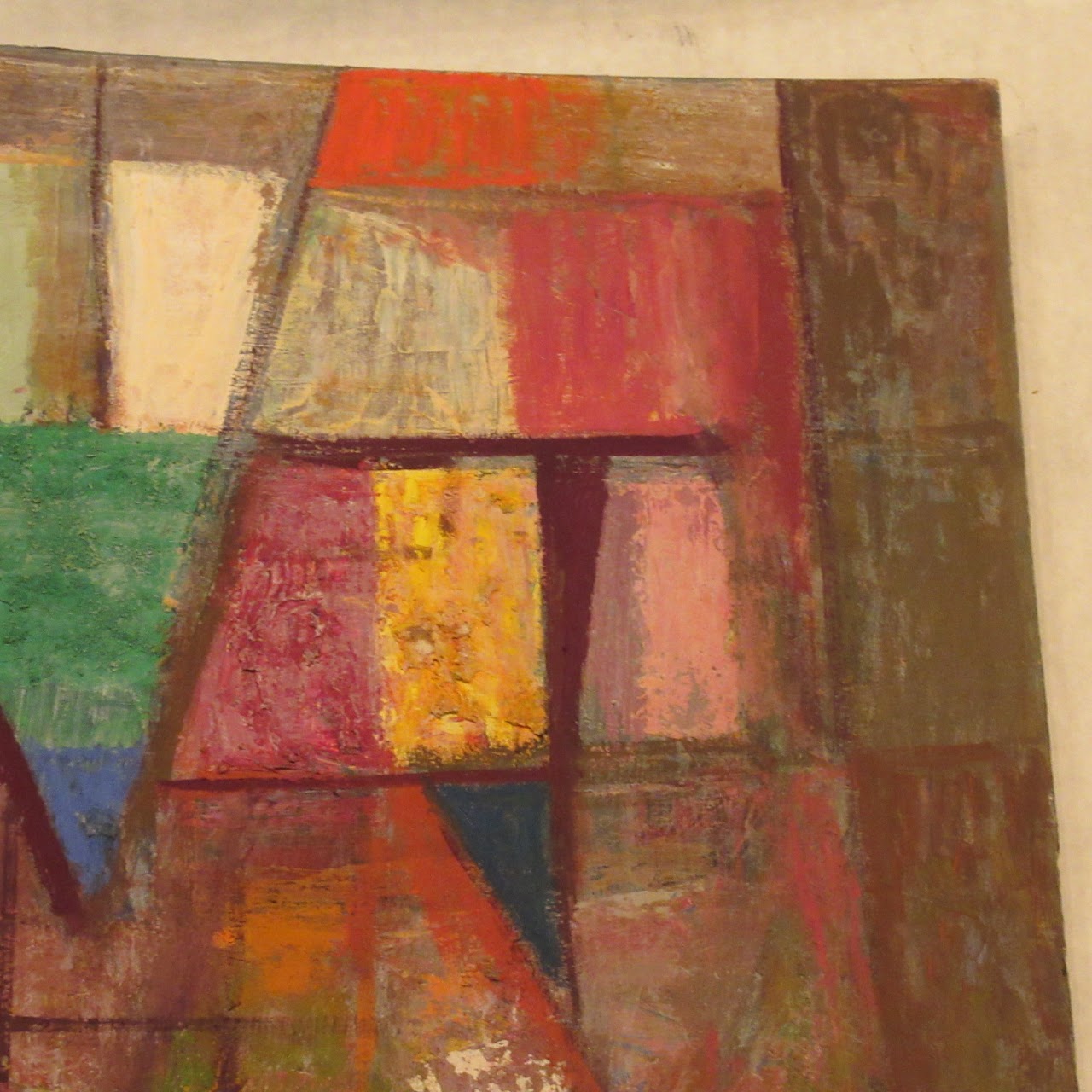 Martin Rosenthal Signed Geometric Modernist Painting