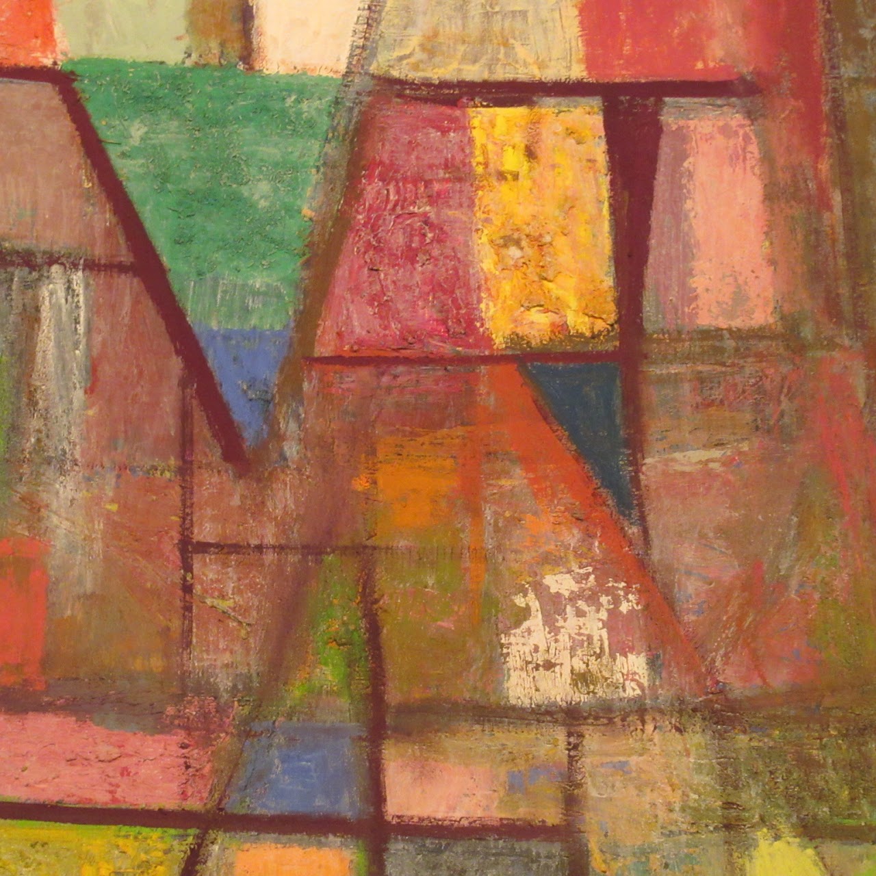 Martin Rosenthal Signed Geometric Modernist Painting