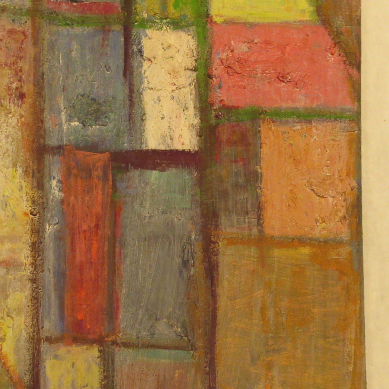 Martin Rosenthal Signed Geometric Modernist Painting