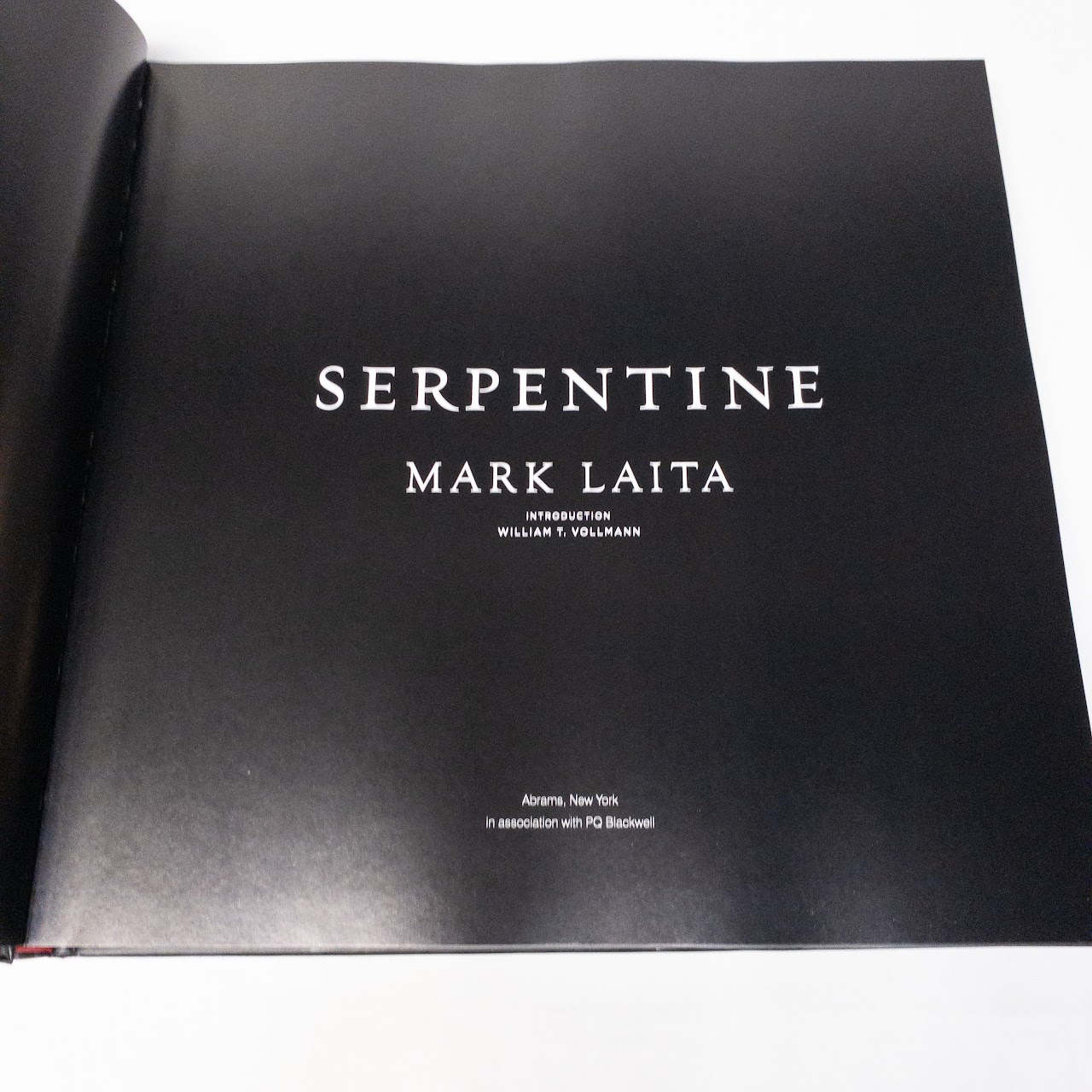 Mark Laita:"Serpentine" Signed Book