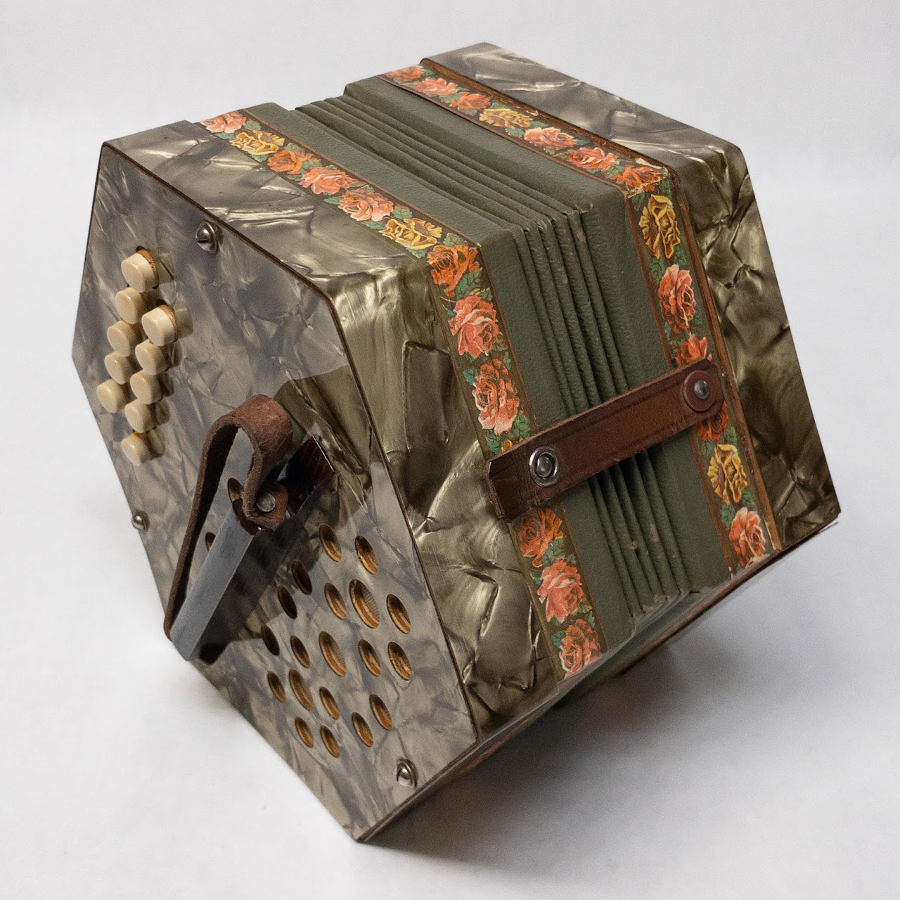 1940s Scholer Concertina Accordion