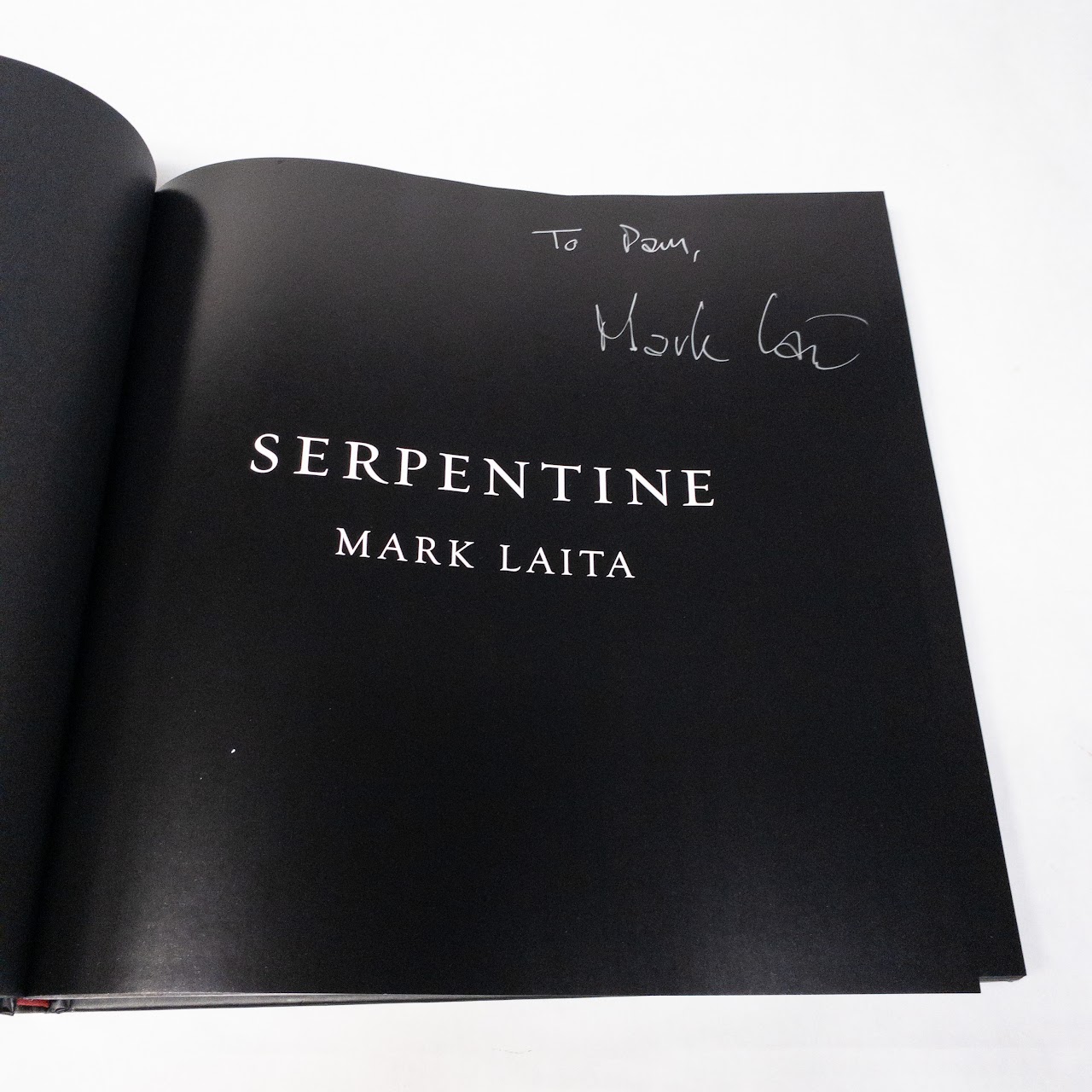 Mark Laita:"Serpentine" Signed Book