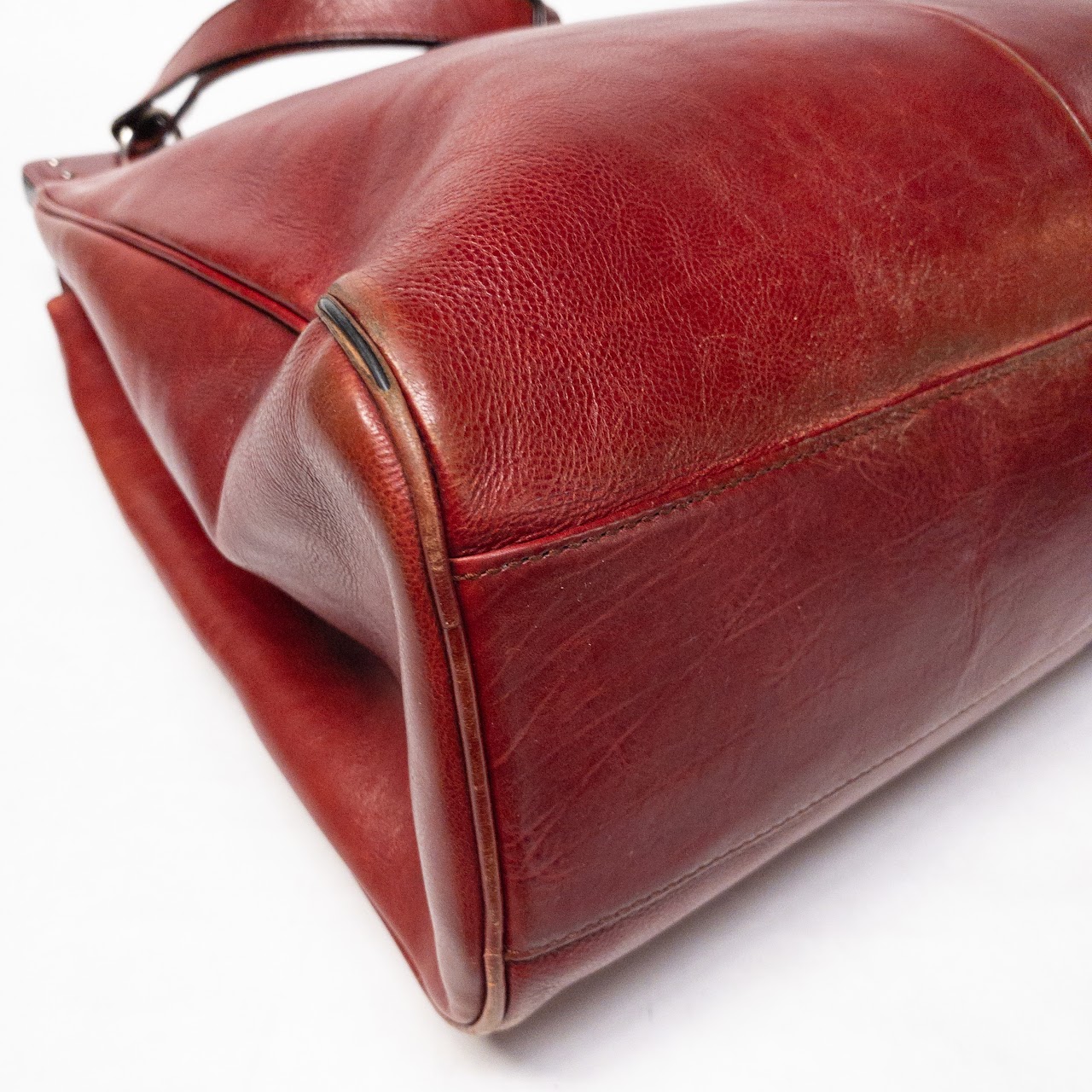 Yves Saint Laurent Rive Gauche Frame Top Handbag