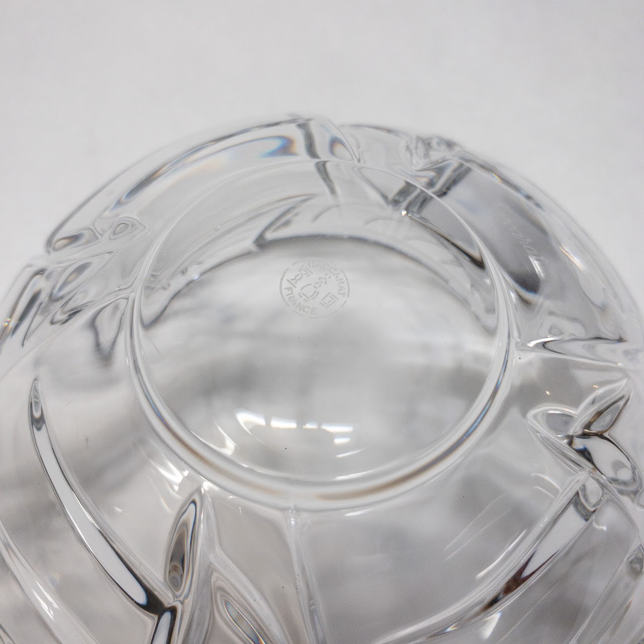 Baccarat Crystal Leaves Bowl