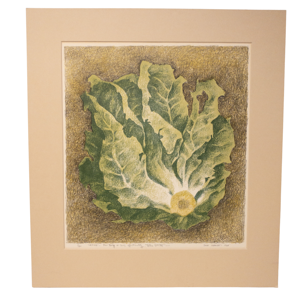 John Ulbricht Signed Limited Edition 'Lettuce' Print