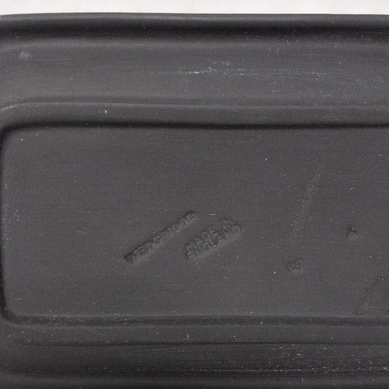 Wedgwood Black Basalt Jewelry Tray