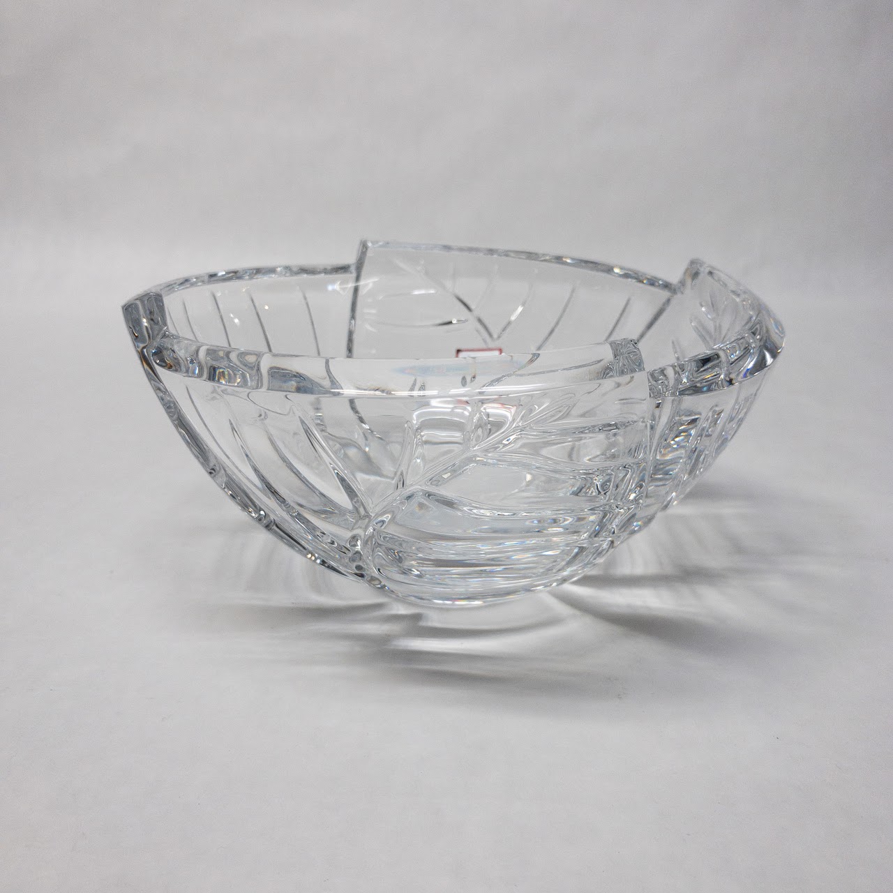 Baccarat Crystal Leaves Bowl