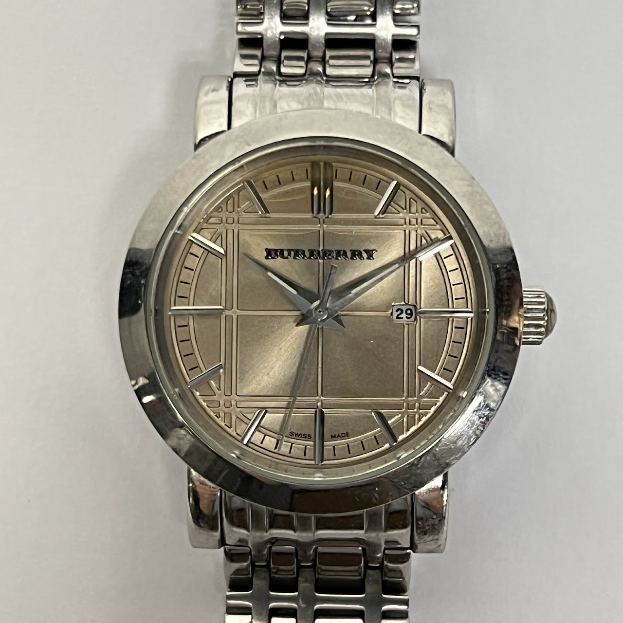 Burberry Check Dial Watch