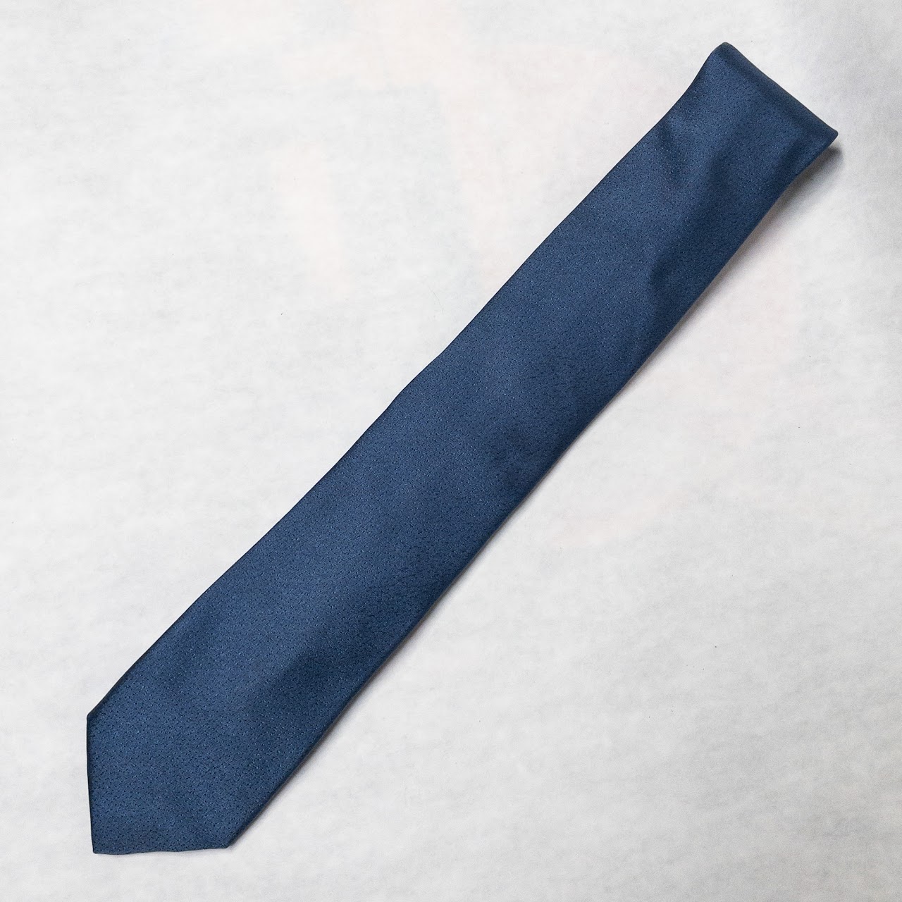 Yves Saint Laurent Blue Silk Tie