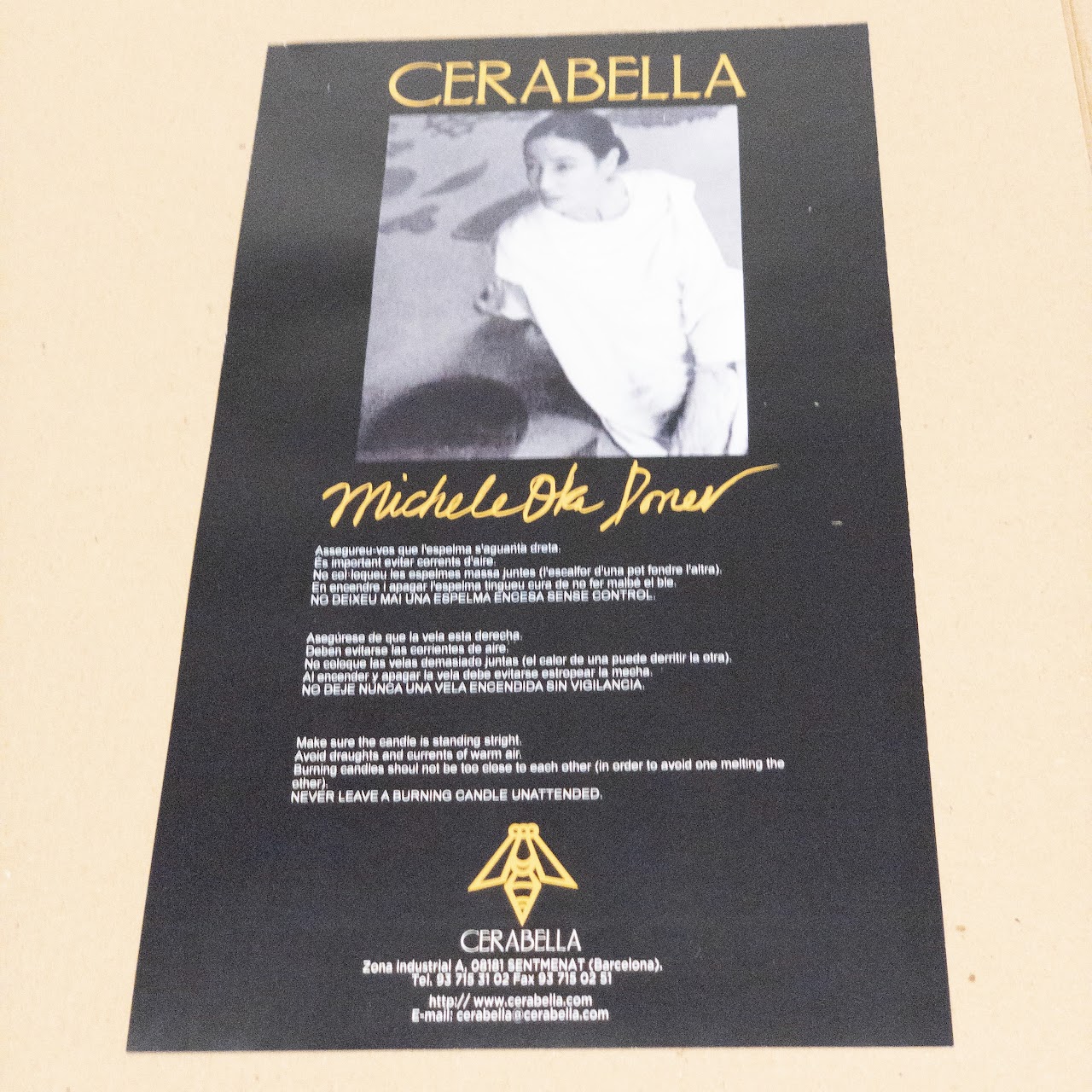 Michele Oka Doner for Cerebella Sculptural Candle