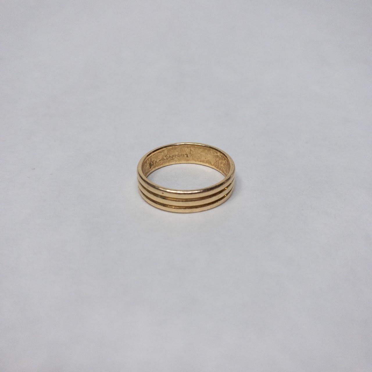 14K Gold Band Ring