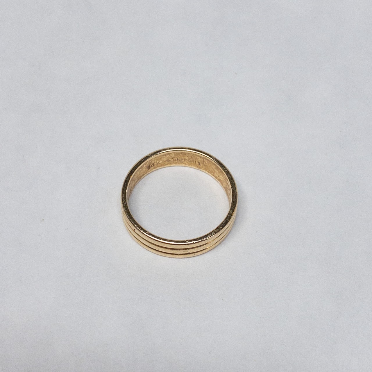 14K Gold Band Ring