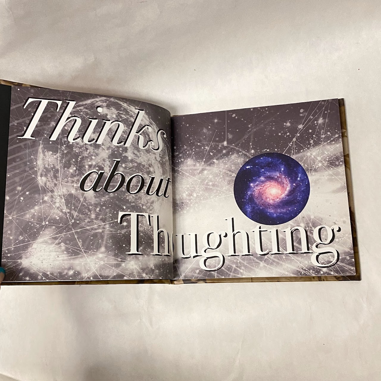 Duane Michals Signed 'Thinks About Thoughting' Book