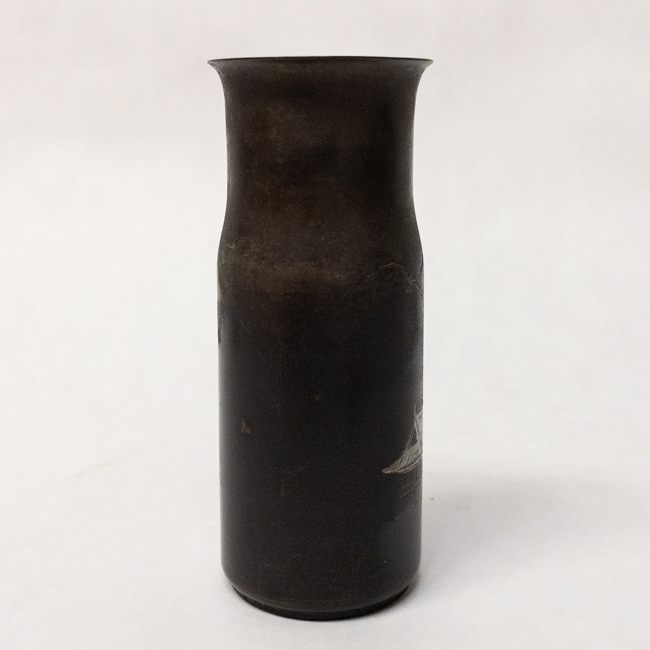 Japanese Artillery Shell Small Vase Pair