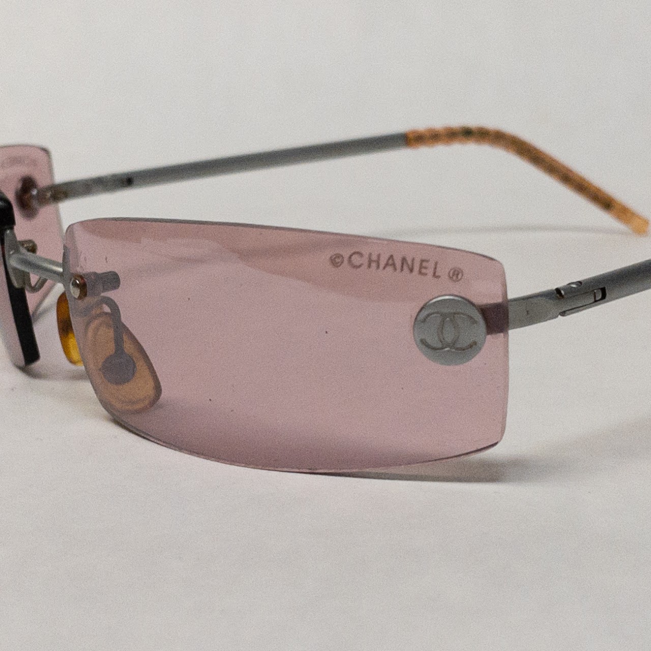 Chanel Rimless Titanium Sunglasses