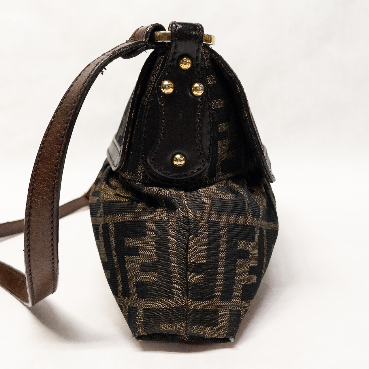 Fendi Twill Shoulder Bag